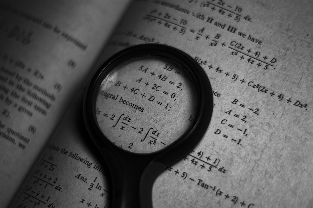Math formulas and equations